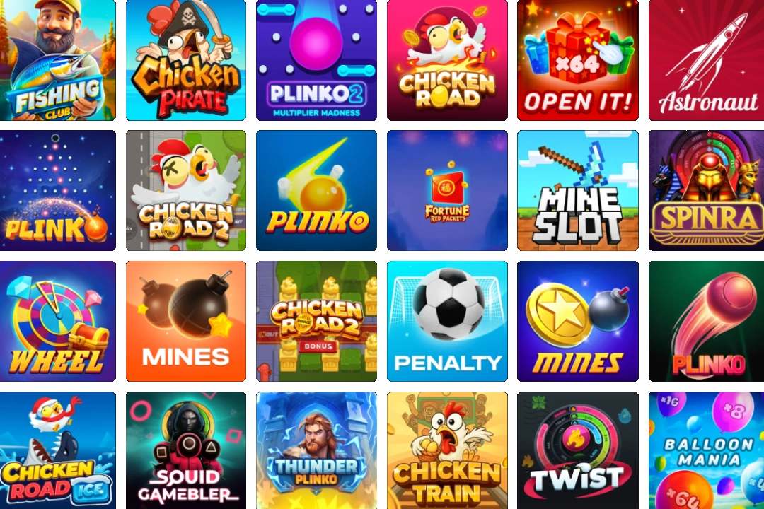 Crash & Instant-Win Games bij Magius